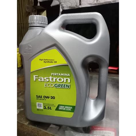 Jual Oli Pertamina Fastron Eco Green Sae 0w 20 Galon 3 5lt For LCGC