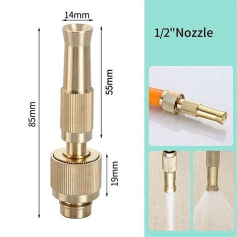 TETE D ARROSAGE 1I2 Nozzle Buse arrosage à haute pression tuyau à