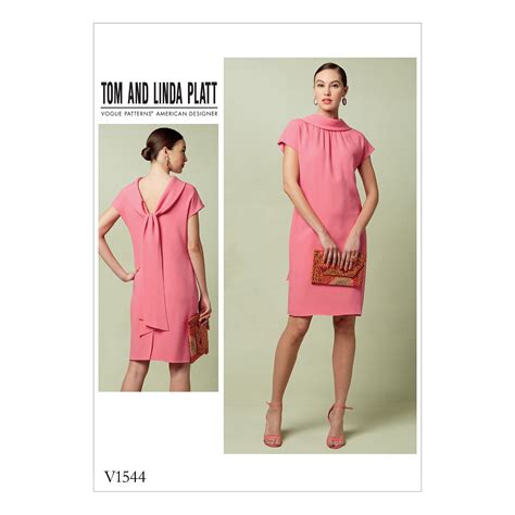 Vogue Vogue Patterns Sewing Pattern Misses Lined Shift Dress With