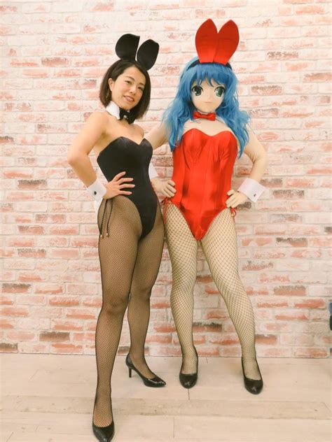 那珂鎮弥は肉感撮影会へ行った On Twitter バニーガール 八重子さん＆はじめの2ショット（📸かないさん）