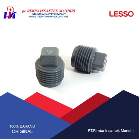 Jual Plug Dop Pvc Aw Lesso Drat Luar Penutup Sambungan Pipa