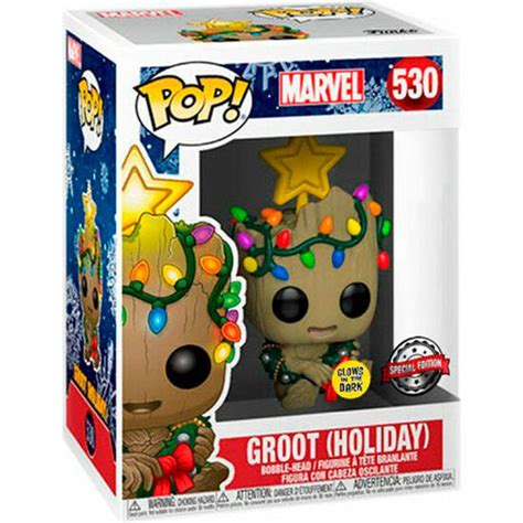 FIGURA POP MARVEL POP MARVEL GROOT HOLIDAY CHRISTMAS EXCLUSIVE Funko