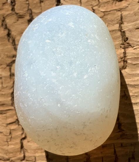 Genuine Davenport Sea Glass Beautiful Extra Large Jq Opalescent Egg Ebay