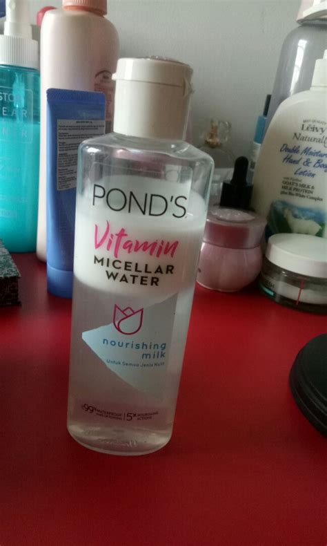 Ponds Vitamin Micellar Water Kesehatan Kecantikan Kulit Sabun