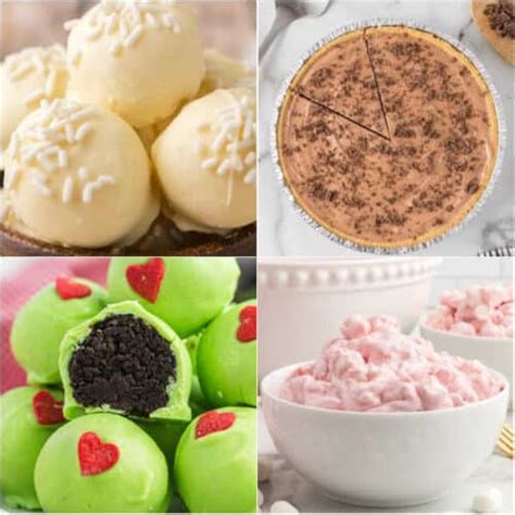 No Bake Christmas Desserts
