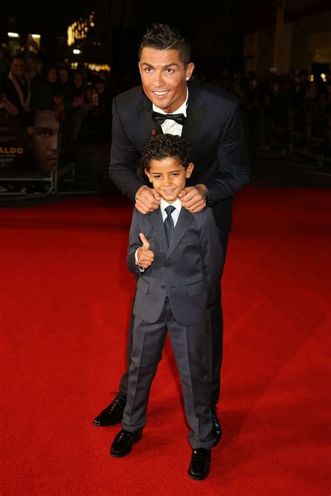 Cristiano Ronaldo and His Son at the Premiere of Ronaldo | PS Celebrity