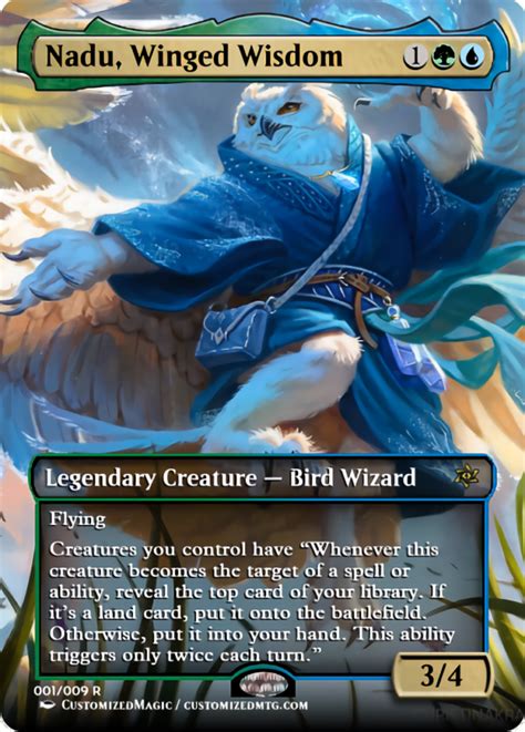 Nadu Winged Wisdom Magic The Gathering Proxy Cards