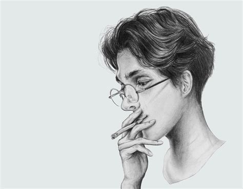 Portrait Drawing Practice on Behance