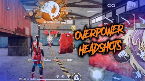 Overpower Headshots Garena Freefire Youtube