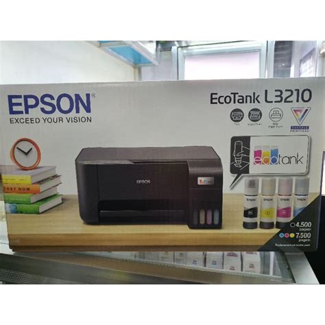 Epson L3210 3 In 1 Ink Tank Printer Ready To Use Shopee Philippines