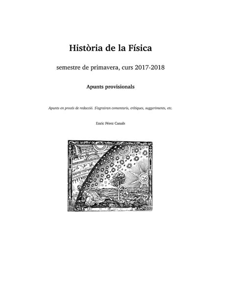 Apunts Hist Ria De La F Sica Teoria Completa Hist Ria De La F Sica