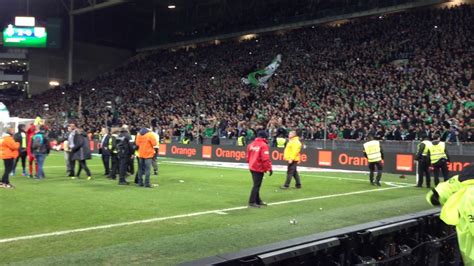 Saint Etienne Lyon End Of Match Atmosphere Derby Rh Ne Alpes