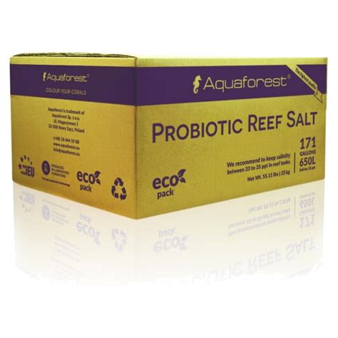 Probiotic Reef Salt Cartone Da Aquaforest Kg