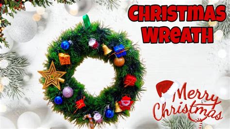 Christmas Wreath Diy How To Make Christmas Wreath Simple Diy