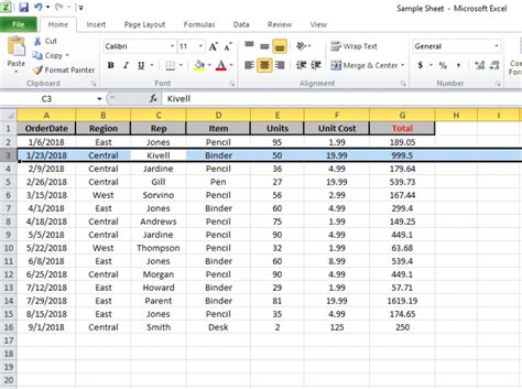 Cómo seleccionar una columna completa en Excel o una fila usando atajos