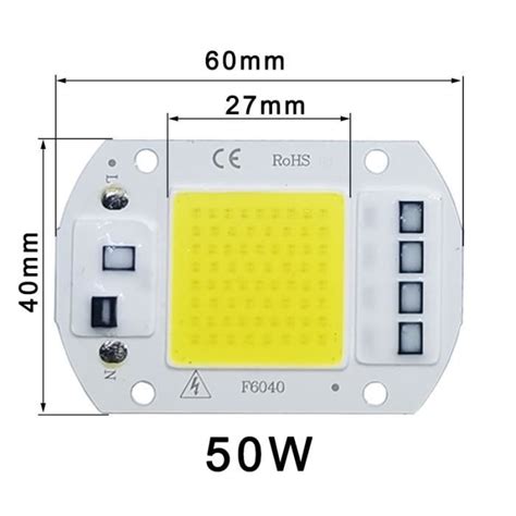 W Ac V Warm White Puce De Lampe Led Cob Ac V Ampoule Led W