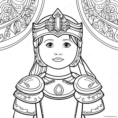 Girl Armor Of God Coloring Page 24852 19633