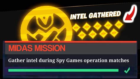 Gather INTEL During Spy Games Operation Matches Fortnite Midas