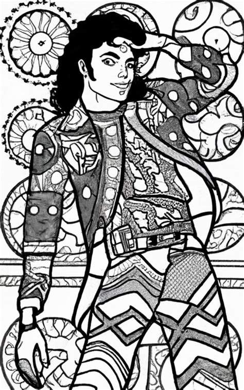 Michael Jackson Coloring Pages