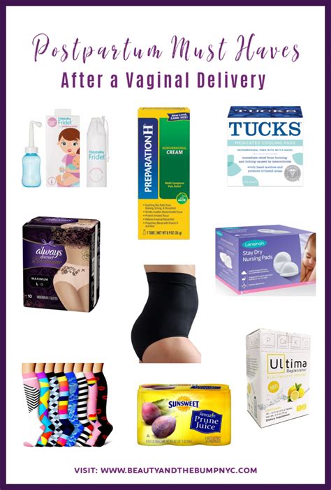 Vaginal Delivery Heres A List Of Postpartum Must Haves