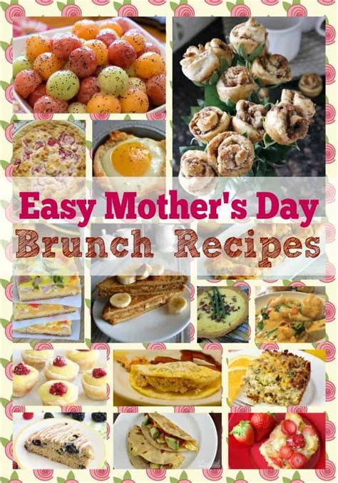 Easy Mother S Day Brunch Recipe Ideas