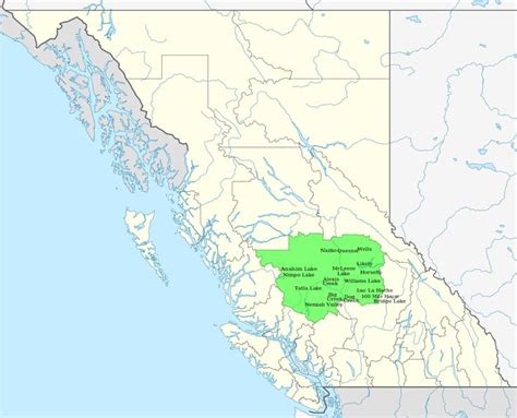 Wiki Bc Cariboo Regional District Central Interior Of British