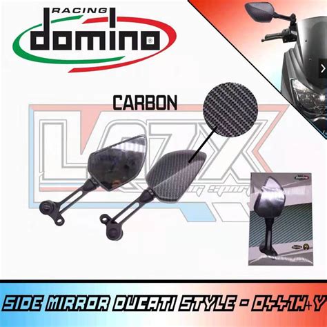 DUCATI TYPE SIDE MIRROR CARBON NMAX CLICK HONDA AND YAMAHA CARBON 0441