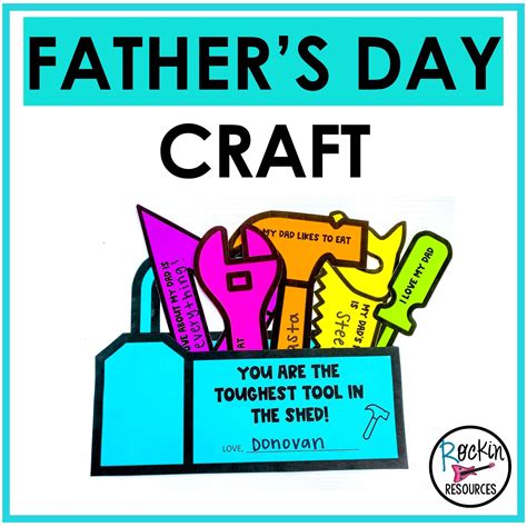 Father's Day Craft For Kids: Toolbox And Poem | ubicaciondepersonas.cdmx.gob.mx