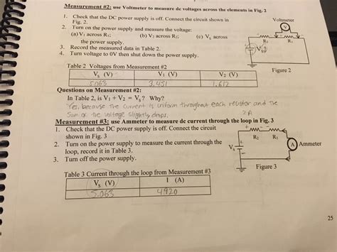 Solved Table 6 Measured And Calculated Voltages And Currents Chegg