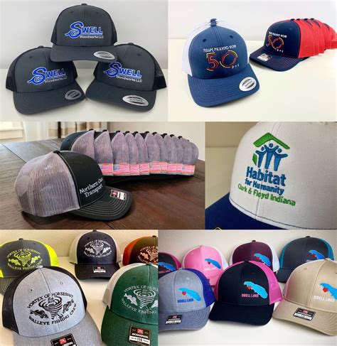 Custom Logo Embroidered Hats Richardson 112 Hats Design Etsy