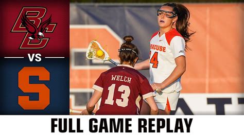 Boston College Vs Syracuse Full Game Replay 2023 Acc Womens