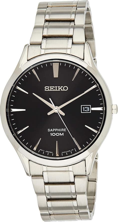 Seiko Orologio Analogico Quarzo Uomo Con Cinturino In Acciaio Inox