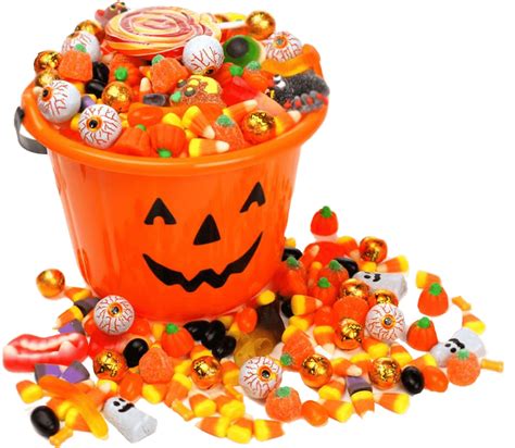 Halloween Treats Spooky Sweets Candy Delights Png Image