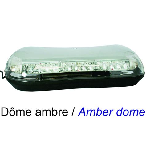 STROB BAR DOME LED AMBR E Location Remorque Laval