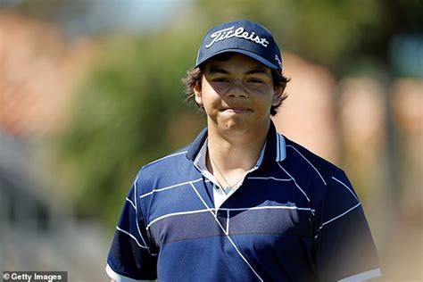 Tiger Woods Son Charlie 15 Shoots 16 Over 86 As His Bid To Qualify