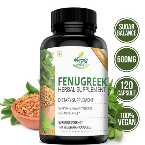 Simply Nutra Fenugreek Seed Extract 1000 Mg Capsule 120 Gm Buy Simply