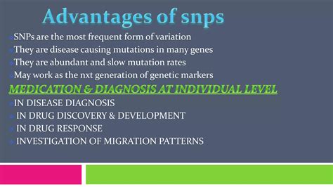 Single Nucleotide Polymorphism Snp Ppt