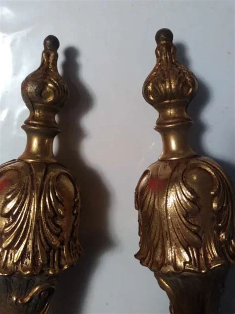 Rare Et Ancienne Boules De Rampe D Escalier Ou Autre Bronze Patin