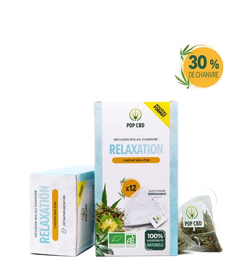 Infusion Relaxation Au Cbd 12 Sachet Pyramides Bio