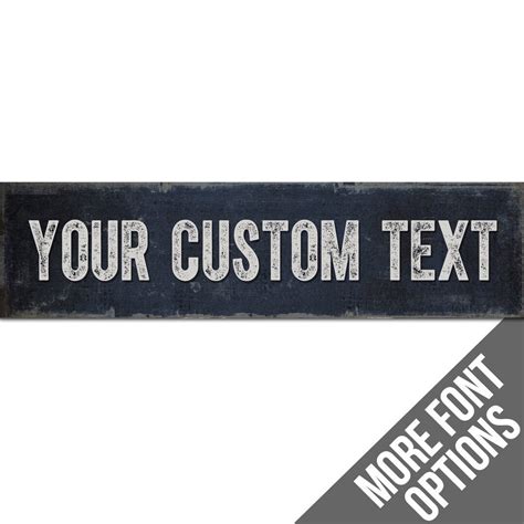 Custom Metal Sign Rustic Sign Metal Signs Personalized - Etsy