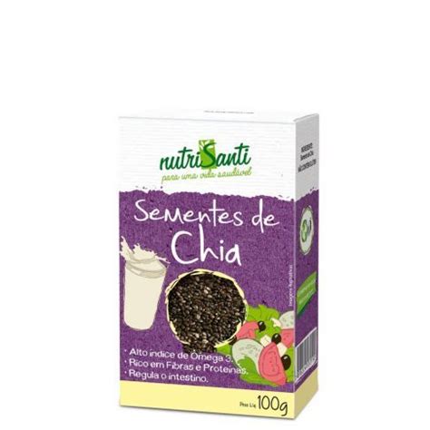 Sementes De Chia Sem Gluten G Fitoflora Produtos Naturais