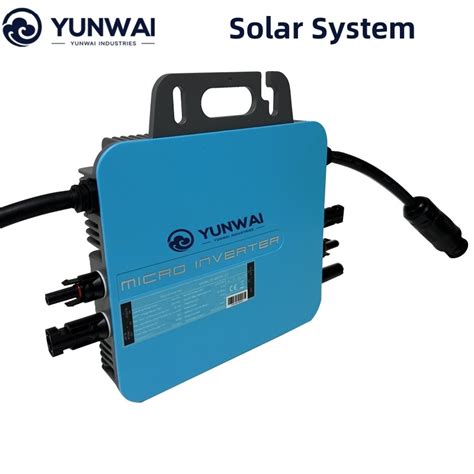 Waterproof Grid Connected Micro Inverter Photovoltaic W W Solar