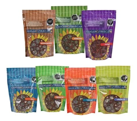 Pack 7 Sabores Semillas De Girasol Tostadas 150g C U MercadoLibre