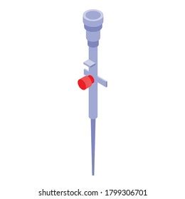 Blood Catheter Icon Isometric Blood Catheter Stock Vector Royalty Free