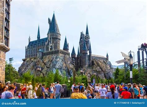 Orlando Florida Usa May 09 2018 The Hogwarts Castle At The