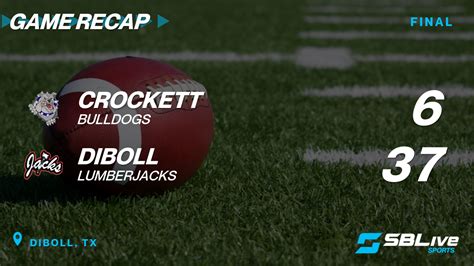 Crockett Vs Diboll Football Nov 3 2023 High School On Si