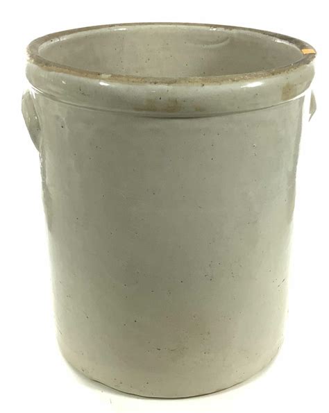 Lot Western Pottery 6 Gallon Stoneware Crock