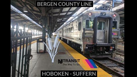 On Board New Jersey Transit Bergen County Line Train 1157 Hoboken