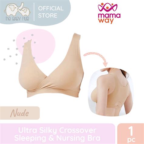 Mamaway Ultra Silky Crossover Sleeping Nursing Bra Shopee Philippines