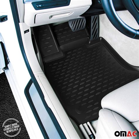 OMAC Tapis De Sol Pour Jaguar I Pace 2018 2024 Sur Mesure En Caoutchouc